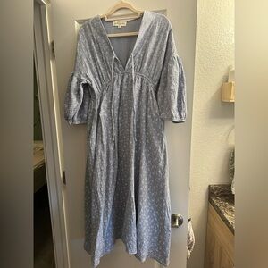 Port Augusta Dress - Dusty Blue